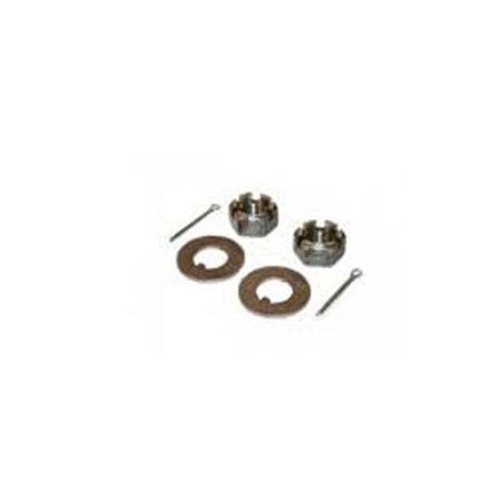 AIRBAGIT AirBagIt MUS-NUTS Mustang-II Duece SPINDLE NUT Kit washers & nuts & cotter keys Raw MUS-NUTS